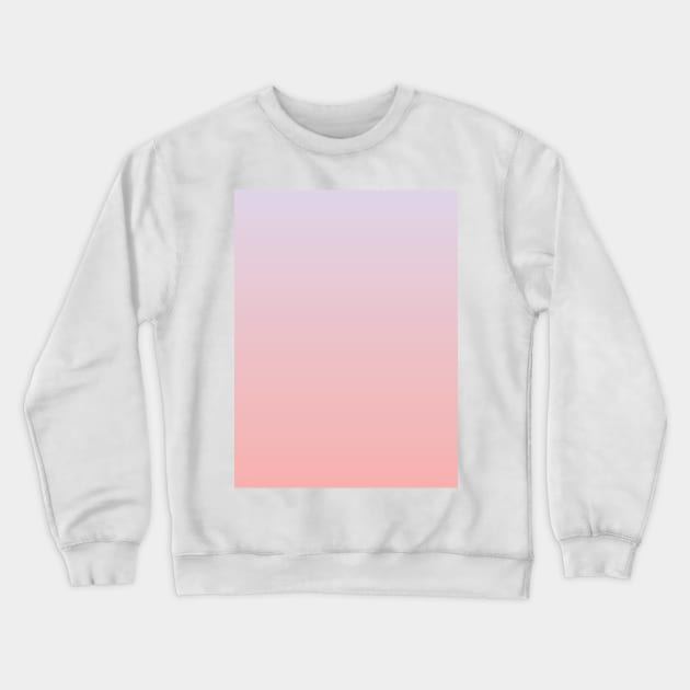 Light Lavender to Flamingo Pink Ombre Fade Sunset Gradient Crewneck Sweatshirt by squeakyricardo